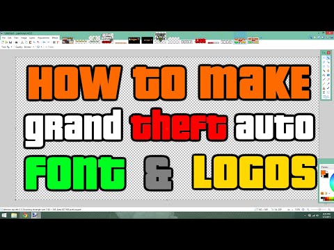 How To Make Gta 5 Font Logos Youtube