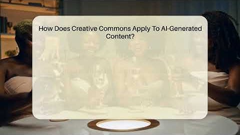How Does Creative Commons Apply To AI-Generated Content? - Everyday-Networking