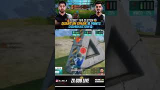 🔥 SCOUT 1V4 CLUTCH😱 QUANTUM SPARK 25 POINTS DOMINATION🥶