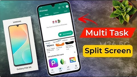 How to Split Screen in Samsung Galaxy M36 / samsung m36 में Dual Screen कैसे करें