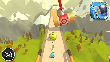 Action Balls: Gyrosphere Race - Gameplay Walkthrough Part 73 - Game Levels 202-204 (iOS, Android)