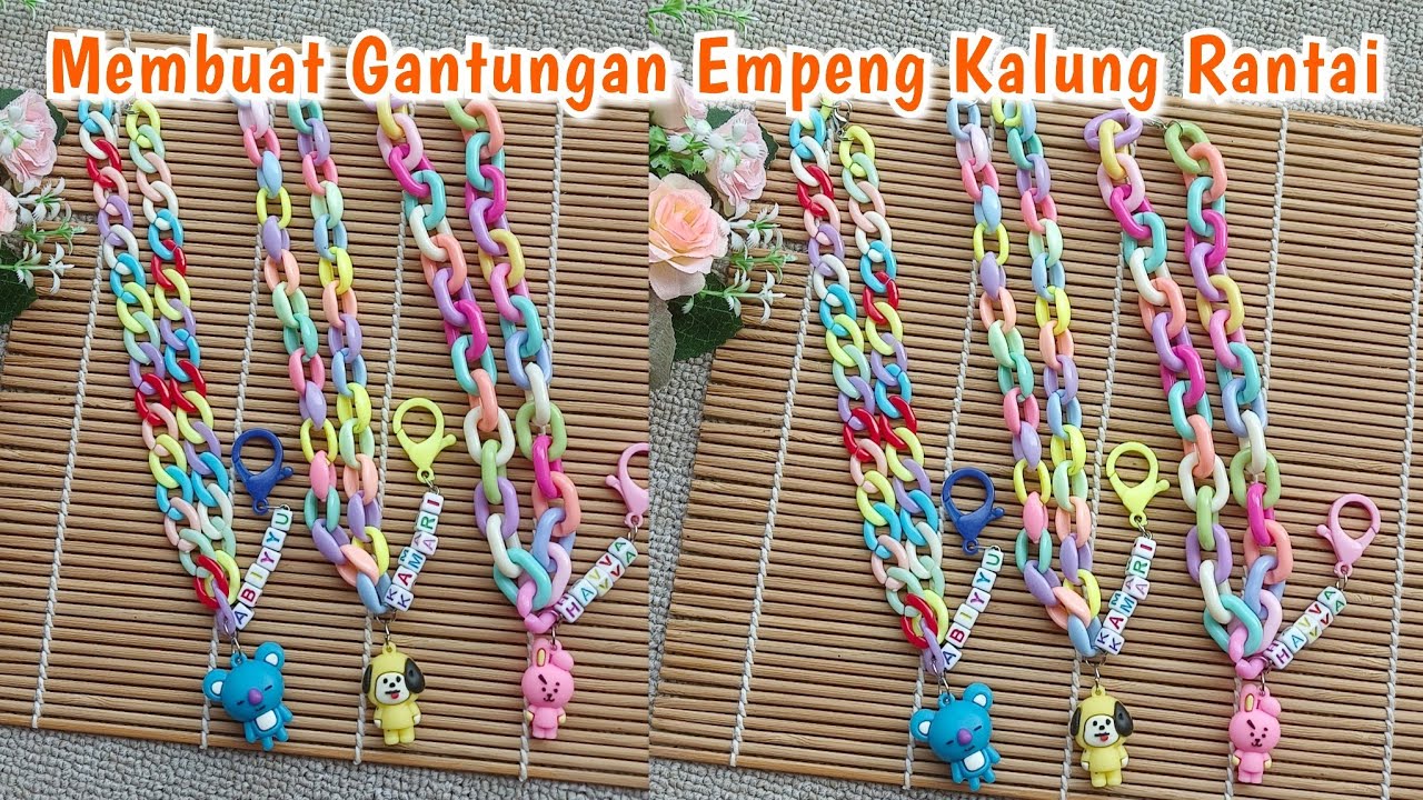 Membuat Gantungan Empeng Kalung Rantai