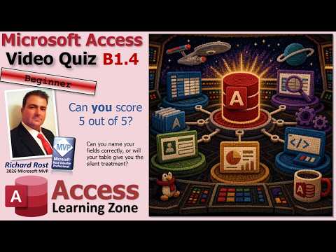 Which Microsoft Access Data Type Should You Use for Customer ZIP Codes? Video Quiz B1.4