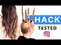 ★ 2-MINUTE Home HAIR CUT 💋  Instagram HACK TESTED ★ HAIRSTYLES
