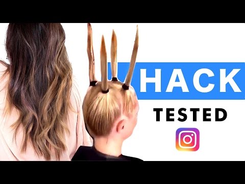 ★ 2-MINUTE Home HAIR CUT ????  Instagram HACK TESTED ★ HAIRSTYLES - Saç Stili