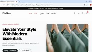 Bad E-commerce Template vs Premium Store UI — Bootstrap 5 EliteShop Demo
