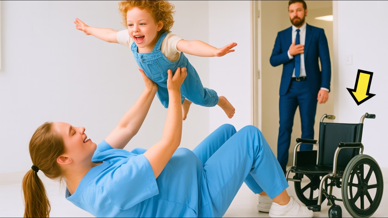 MILLIONÄR LÄSST TOCHTER IM ROLLSTUHL BEI KRANKENSCHWESTER… UND WIRD FAST OHNMÄCHTIG