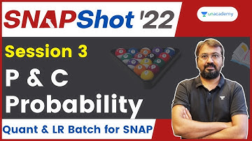SNAP Shot Batch | SNAP 2022 | Session 3 | Permutations Combinations Probability | Ronak Shah