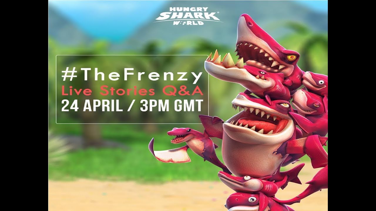 sharknado 5 Frenzy ! New Live Contest Most Sharks Eaten - Hungry Shark World