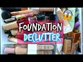 HUGE FOUNDATION DECLUTTER... GOODBYE.