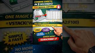 Have 52 Weekly Sheets in Excel! Stack ALL of Them Into One Master Database in 3 Seconds!