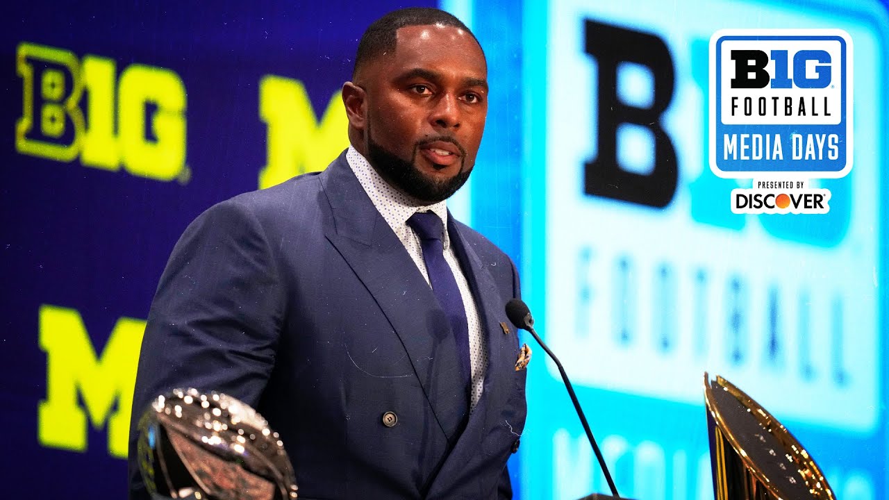 Michigan HC Sherrone Moore Previews the Season | 2025 B1G Media Days
