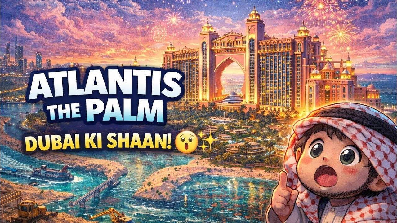 Atlantis The Palm Kaise Bana? | Dubai Artificial Island Luxury Hotel 🏝️💰