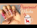 Peppermint Mocha |How  to Make Press On Nails