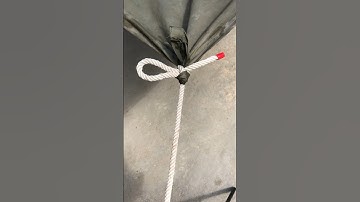 ⛺ Tent Corner Knot _ Very Easy To Tie & Untie