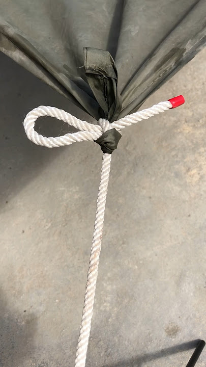 ⛺ Tent Corner Knot _ Very Easy To Tie & Untie