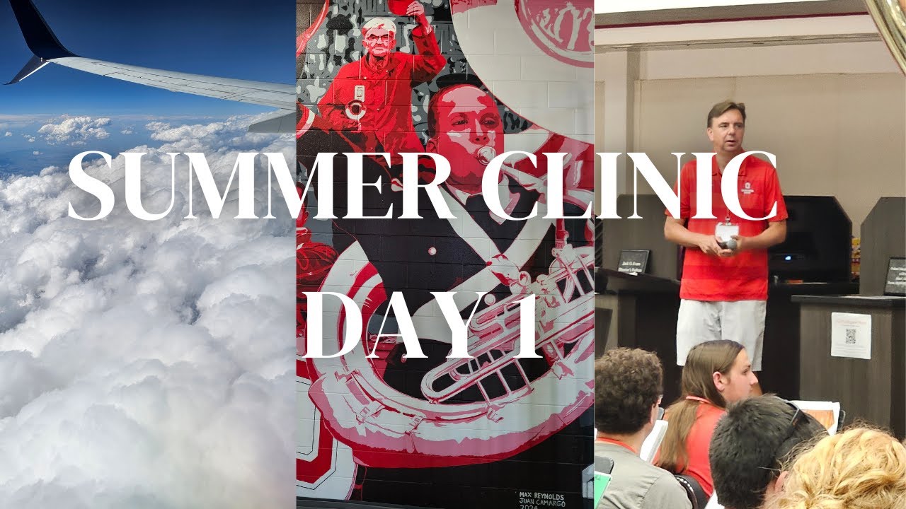 The Ohio State University Marching Band 2025 Summer Clinic - Day 1
