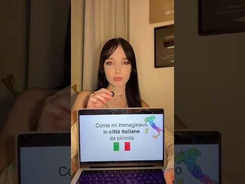 Come mi immaginavo le città italiane da piccola