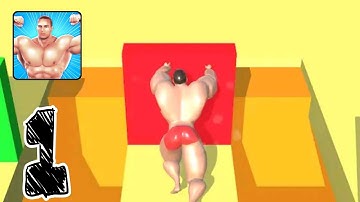 Muscle Race 3D (GOODROID,Inc) - Gameplay Walkthrough Part 1 All levels (Android, iOS)