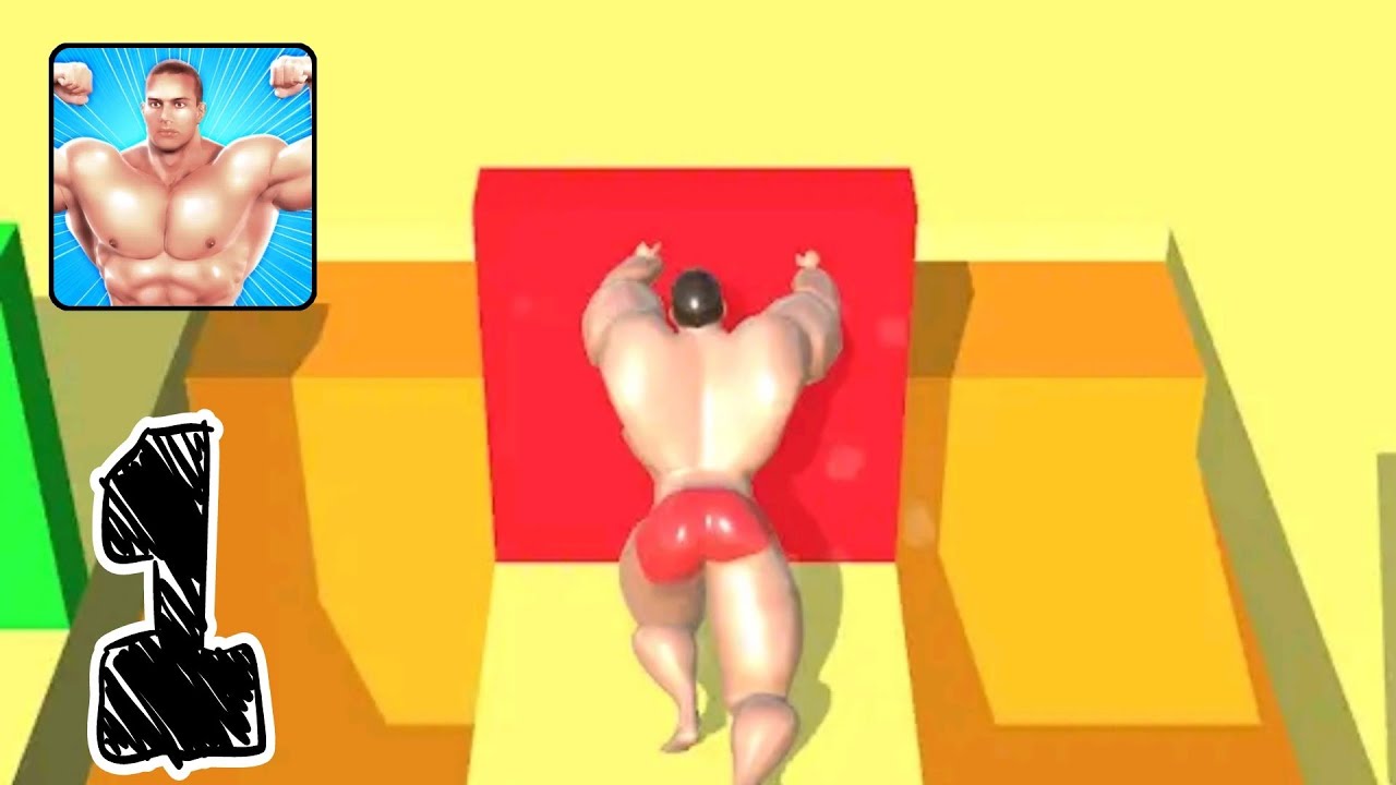 Muscle Race 3D (GOODROID,Inc) - Gameplay Walkthrough Part 1 All levels (Android, iOS)