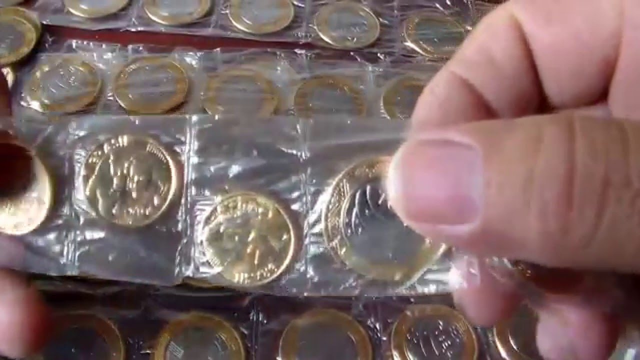 Armazenar e envelopar as moedas com baixo custo.