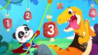 BAYI PANDA BELAJAR MATEMATIKA DASAR BERHITUNG ANGKA | KARTUN ANAK | BABYBUS INDONESIA screenshot 4