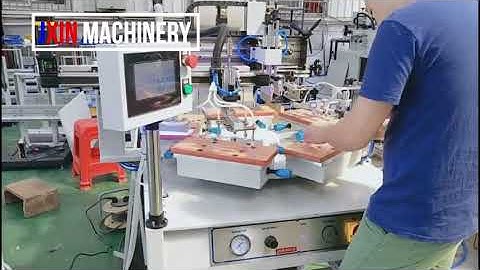 Semi Automatic Screen Printing Machine with UV LED Curing Systerm for Set Square