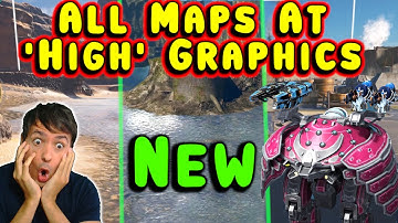 New High Quality Graphics ALL MAPS! War Robots Revenant Gameplay WR