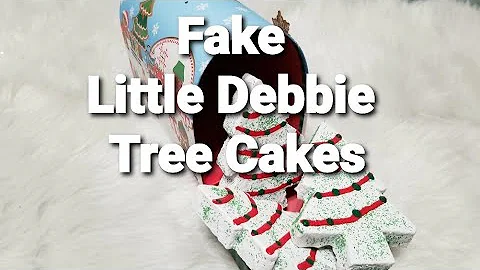 FAKE BAKE | LITTLE DEBBIE CHRISTMAS TREE CAKES