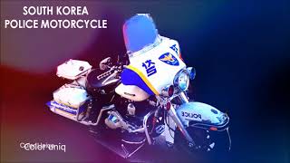 KOREA POLICE MOTORCYCLE SIREN SOUND  Âm thanh của cảnh sát xe máy Hàn Quốc #sound #relax #korea