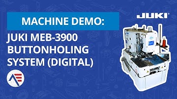 Juki MEB-3900 BUTTONHOLING SEWING SYSTEM