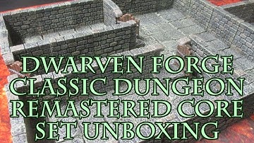 Dwarven Forge Classic Dungeon Remastered Core Set Unboxing