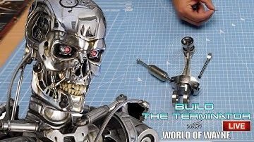 Build the Terminator LIVE - Parts 75, 76 and 77 - More Upper Left Arm Details
