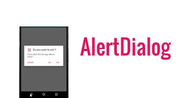 How to create AlertDialog (Exit Alert !) in android || Android Bangla Tutorial