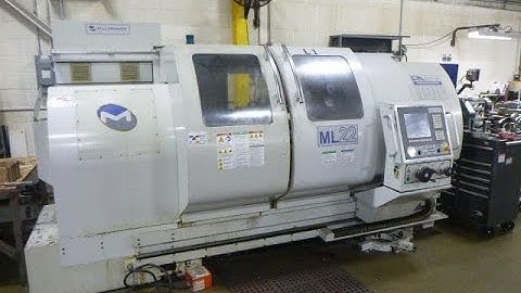 22” x 60” Milltronics ML22 CNC Teach Lathe - Video 1 (Stock #CNCML22X)