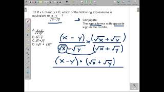 Accuplacer Advanced problem 19 solved