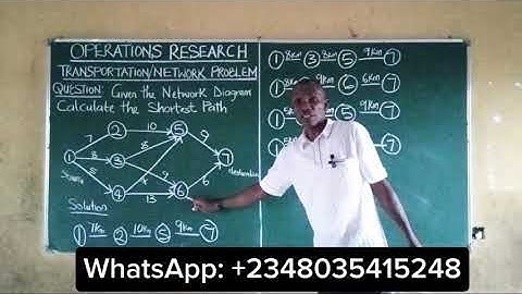 Operation Research | Shortest Path Problem #operationsresearch @content-academy