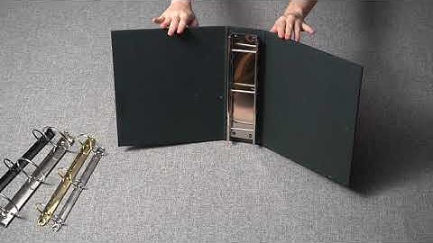 [001]Black Fabric Post Binder