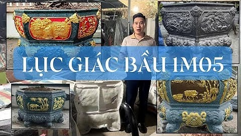 Nóng mẫu khuôn lục giác 1m05 mới nhất tại Khuôn chậu cảnh Yên Bái giá rẻ bất ngờ | Bảo hành 1 năm