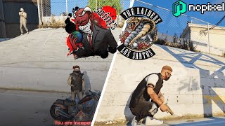 THE SAINTS VS RAIDERS MC 3V6 AT MONEY ORDER RUNS! | NoPixel WL 4.0 | GTA RP