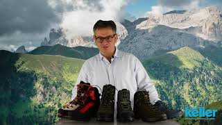 Kategorien für Berg- und Wanderschuhe bei Schuh-Keller - Kategorie 1-6