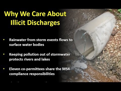 NPDES Refresher Training: Illicit Discharge Detection & Elimination