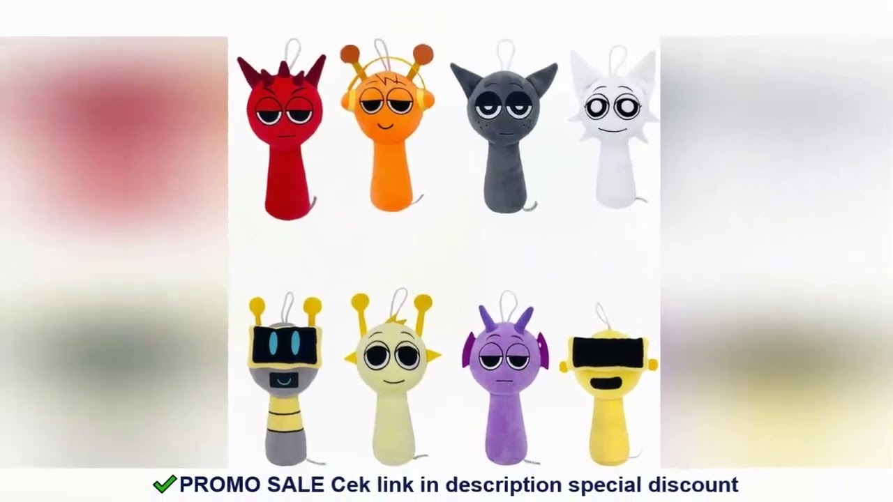 20cm Sprunki Plush Toys Sprunki Plush Doll Sprunki Game Pillow Kids Birthday Gifts Stuffed Dolls Chr