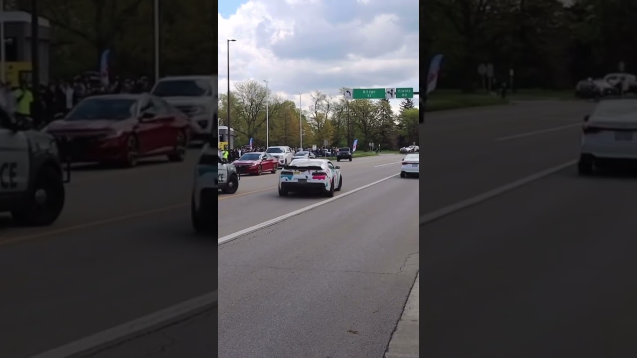 Modified Camaro gets pulled over leaving car show 😂🤔 
