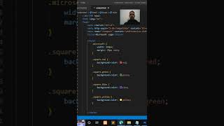 Microsoft logo design in html + css