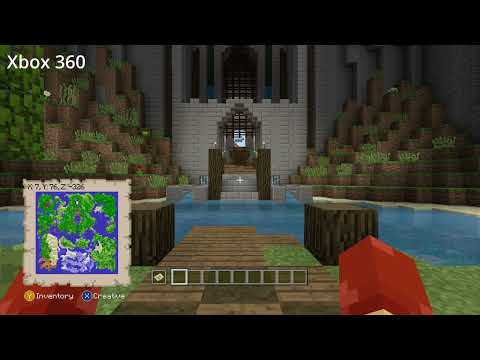 Minecraft: Xbox 360 vs PS3 vs Wii U - Graphics Comparison