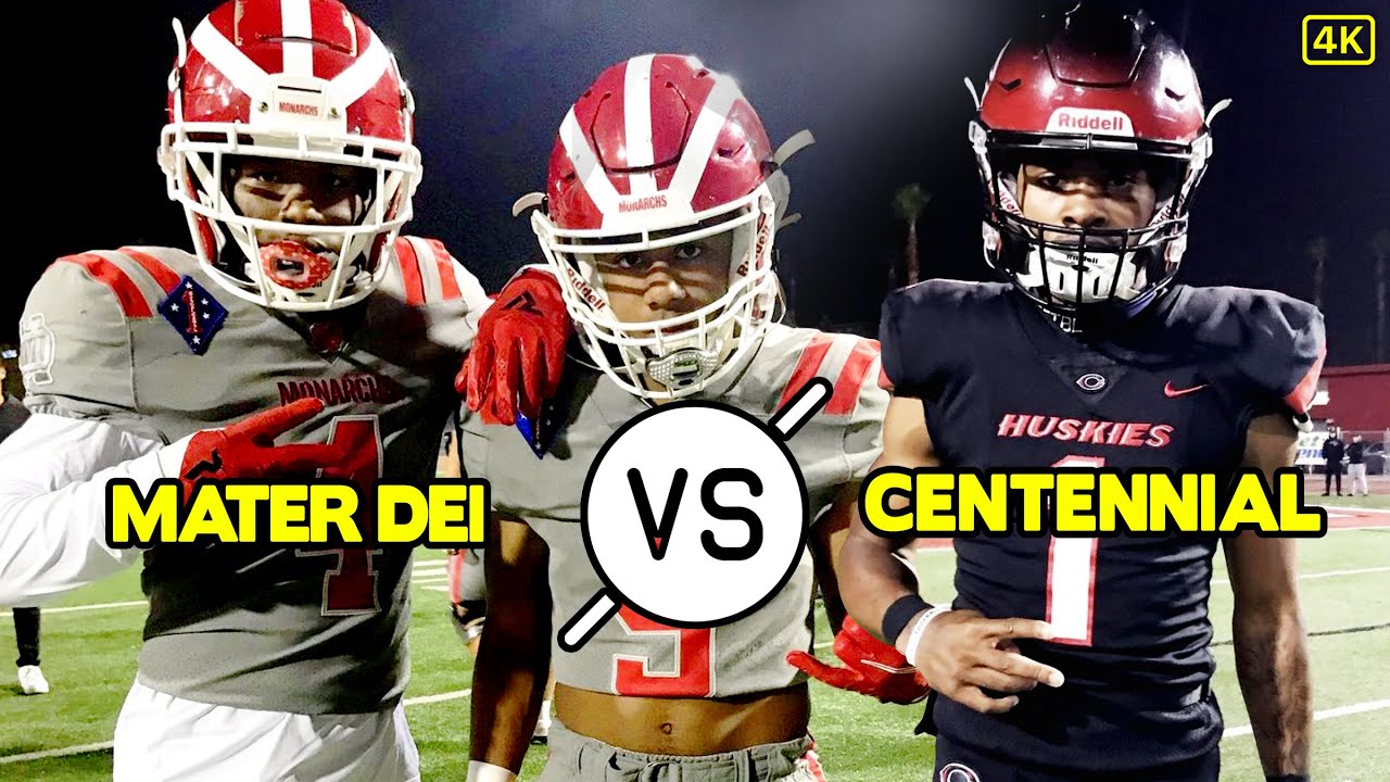 Top-ranked Mater Dei beats No. 22 Corona Centennial to set-up another game  against arch-rival Servite - High School Football America