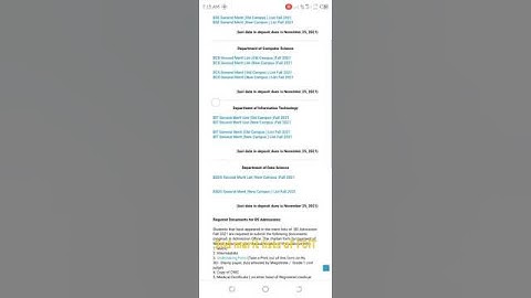 2nd merit lists of PUCIT. #2ndLIST#bscs #bsse #bsit #BSDS