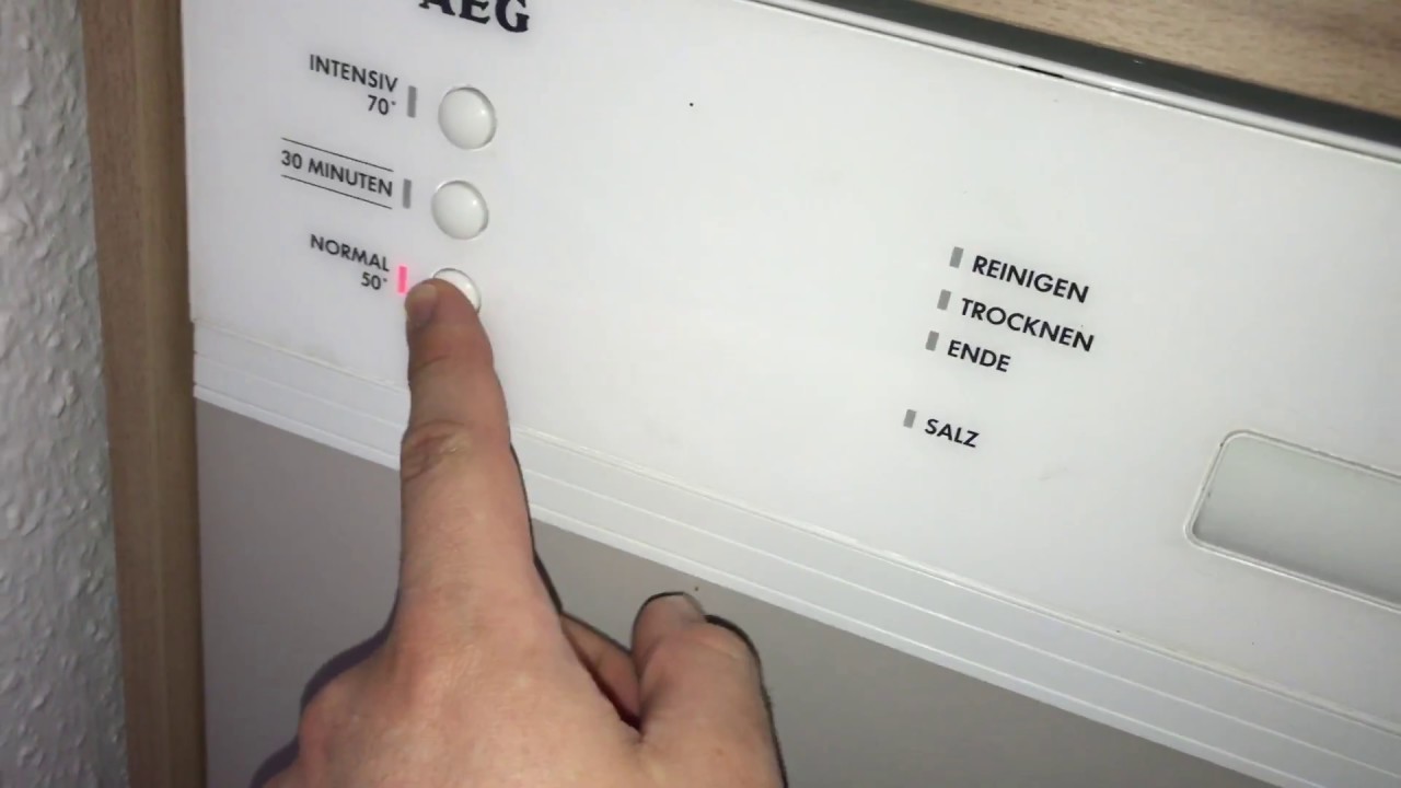 Geschirrspuler Aeg Fehler