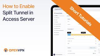 How to Enable Split Tunneling in Access Server